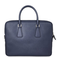 Prada Saffiano Zip Briefcase Bag Back