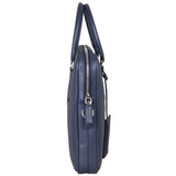 Prada Saffiano Zip Briefcase Bag Side