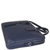 Prada Saffiano Zip Briefcase Bag Corner Distance