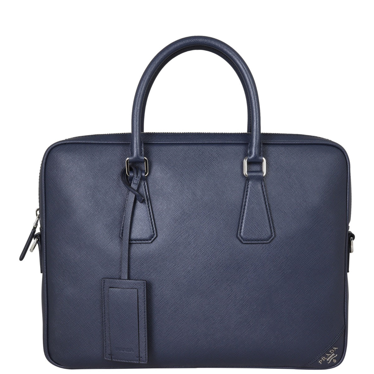 Prada Saffiano Zip Briefcase Bag – Luxe.It.Fwd