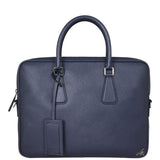 Prada Saffiano Zip Briefcase Bag Front