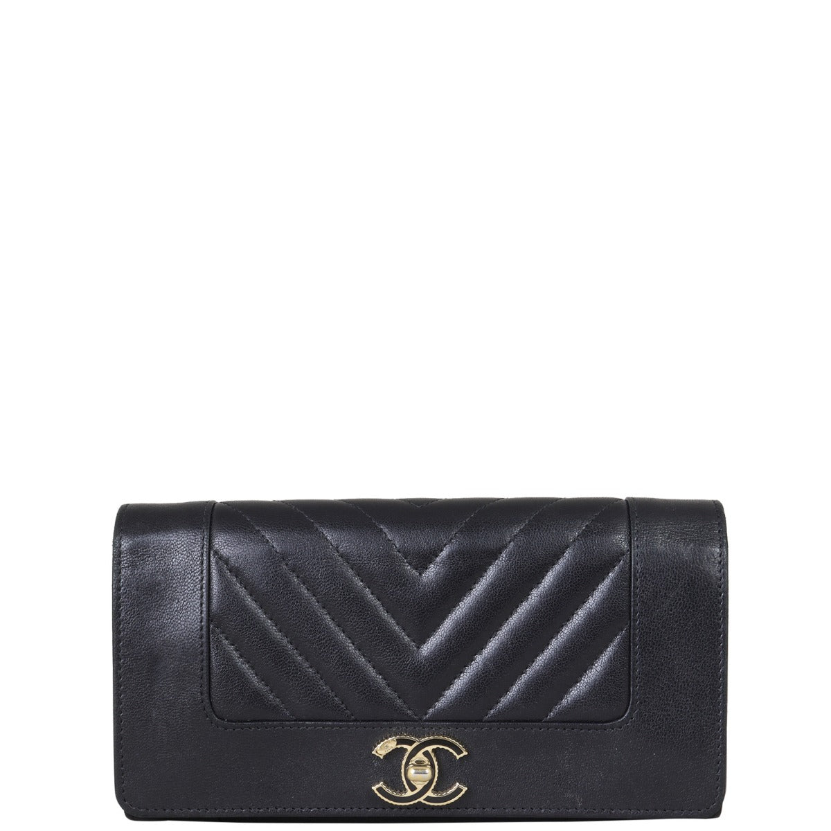 Chanel Mademoiselle Flap Wallet Front