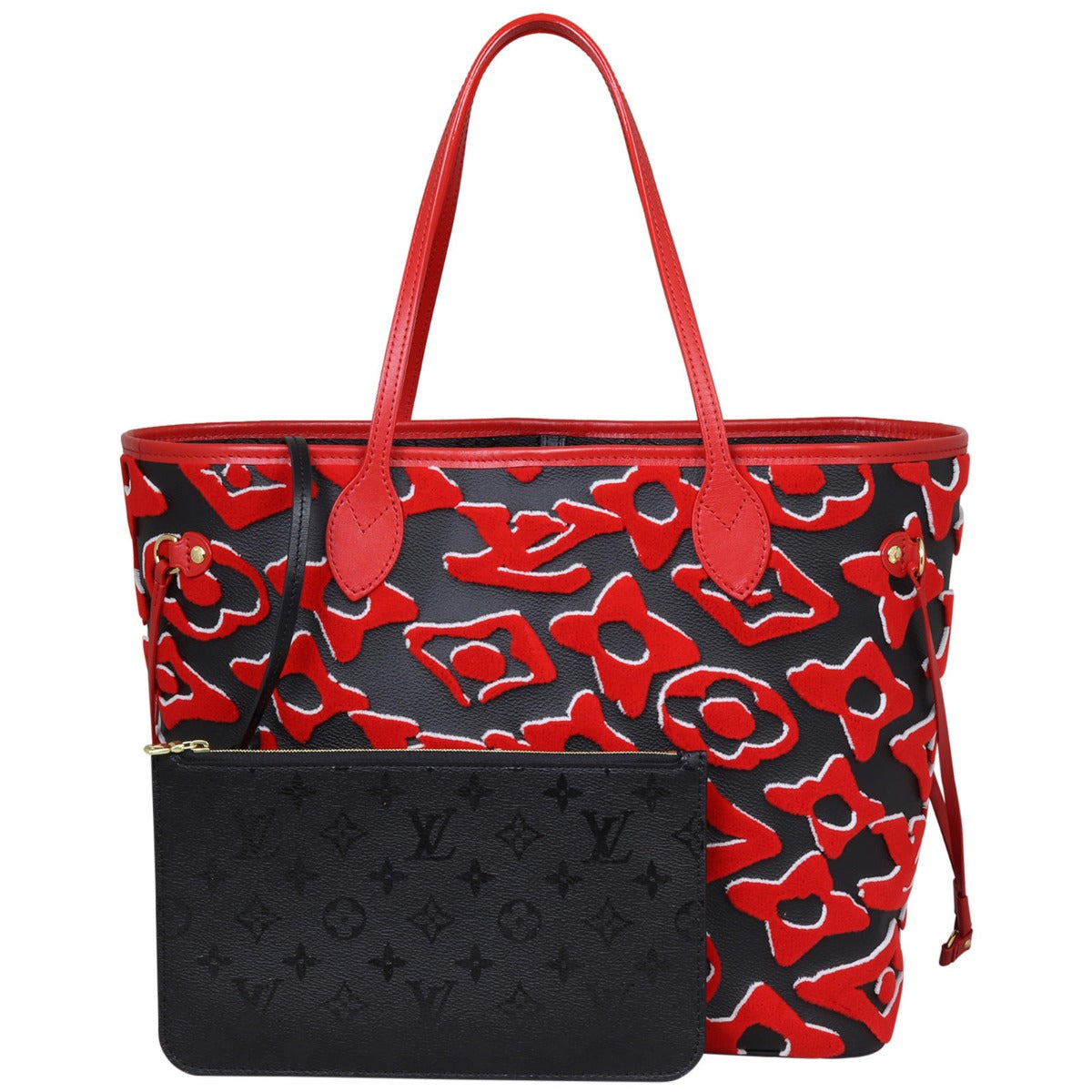 Louis Vuitton LVxUF Neverfull MM Tufted Canvas Front with Pouch