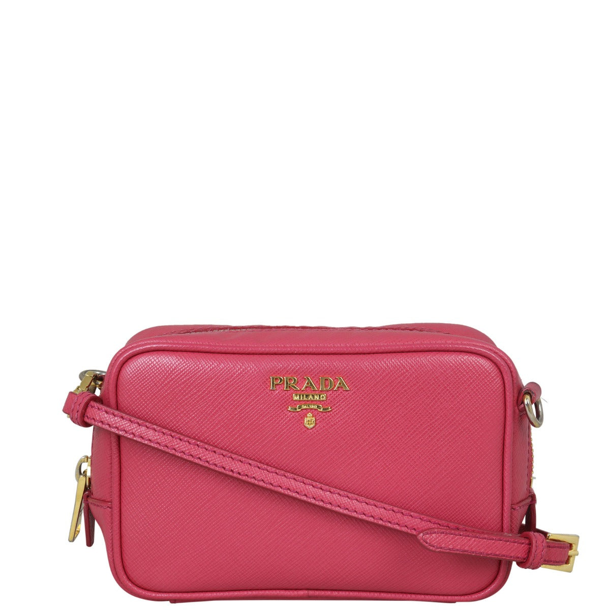 Prada Saffiano Camera Bag Mini Front