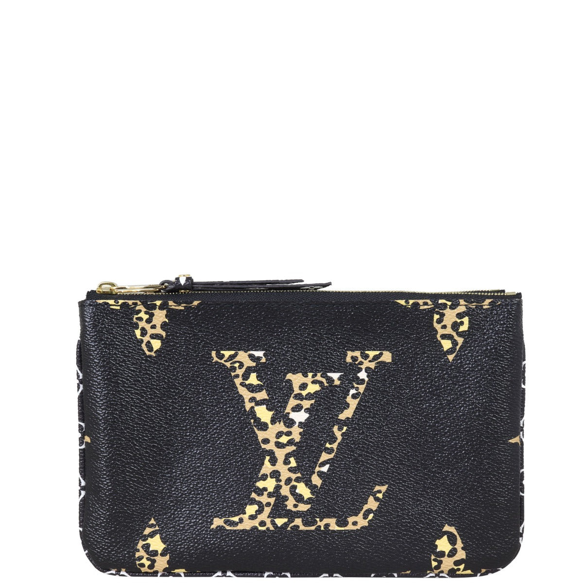 Louis Vuitton Pochette Double Zip Monogram Giant Jungle Front