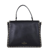 Valentino Vitello Rockstud Flap Bag Back