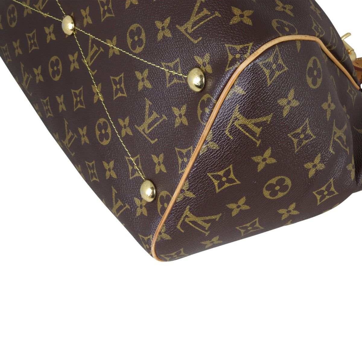 Louis Vuitton Tivoli GM Monogram Corner Closeup