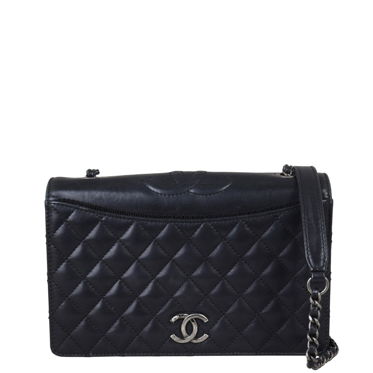 Chanel Ballerine Flap Bag Front with Strap