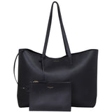 Saint Laurent Shopping Tote Front with Pouch