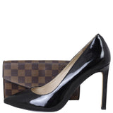 Louis Vuitton Sarah Wallet Damier Ebene Shoe