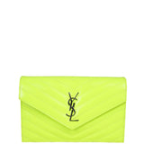 Saint Laurent Cassandre Chain Wallet Front
