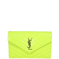 Saint Laurent Cassandre Chain Wallet Front