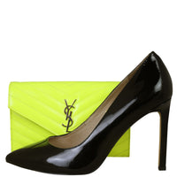 Saint Laurent Cassandre Chain Wallet Shoe