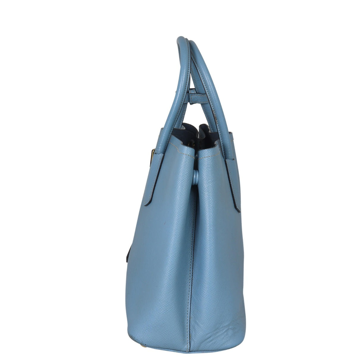 Prada Saffiano Cuir Double Bag Small Side