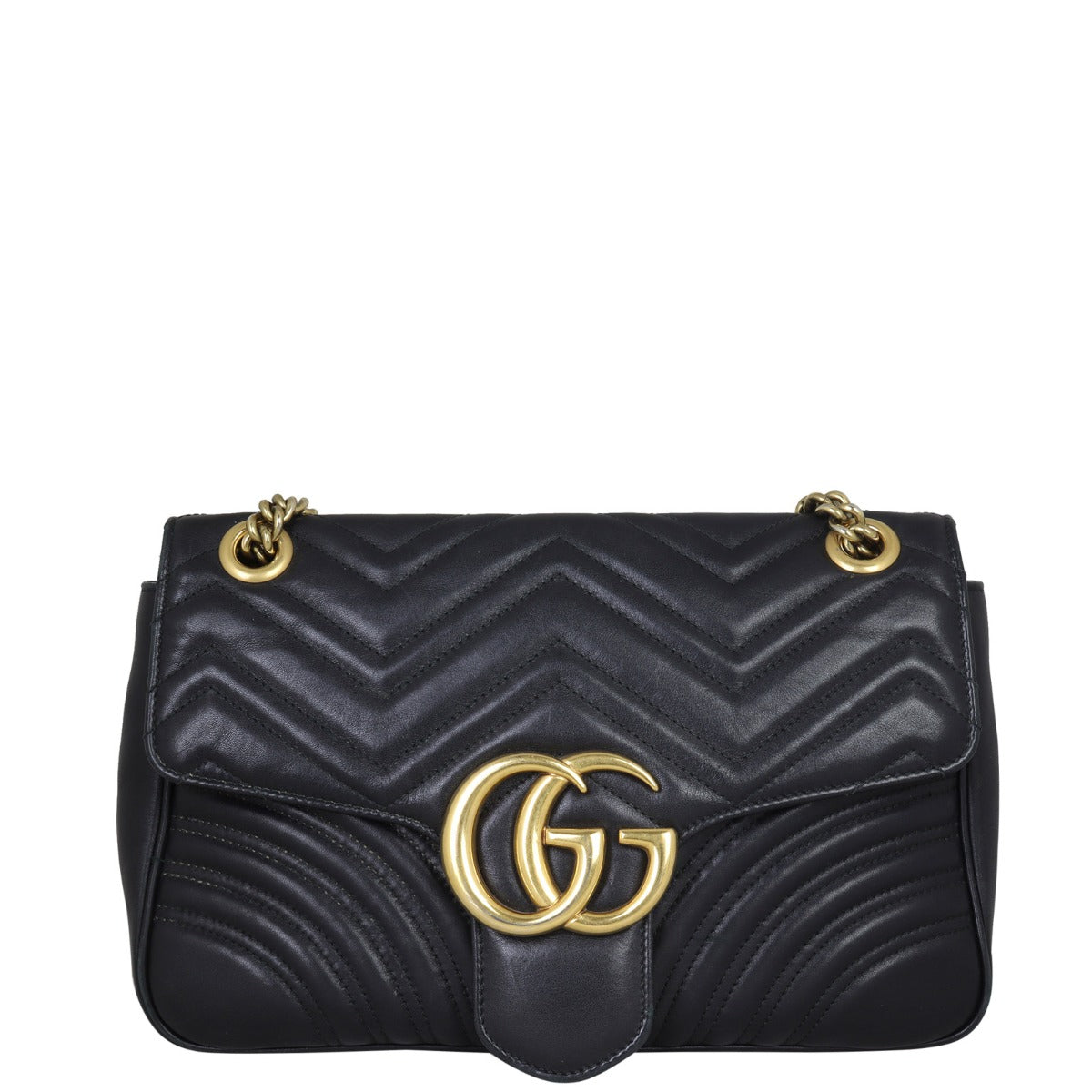 Gucci GG Marmont Matelasse Medium Shoulder Bag Front