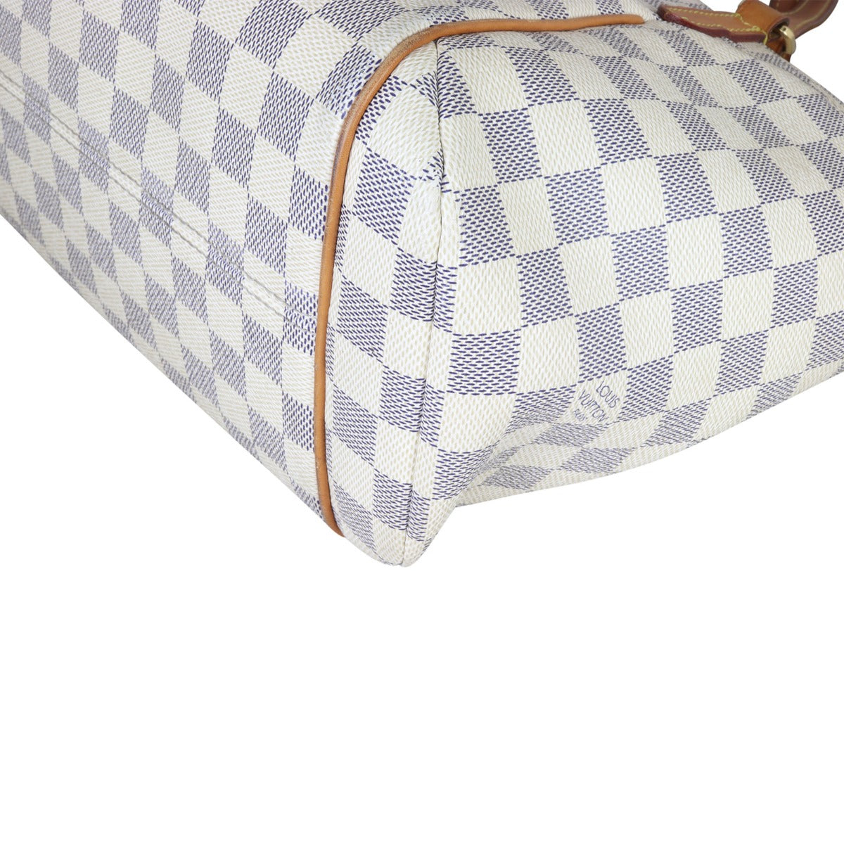 Louis Vuitton Totally Damier Azur PM Corner Closeup