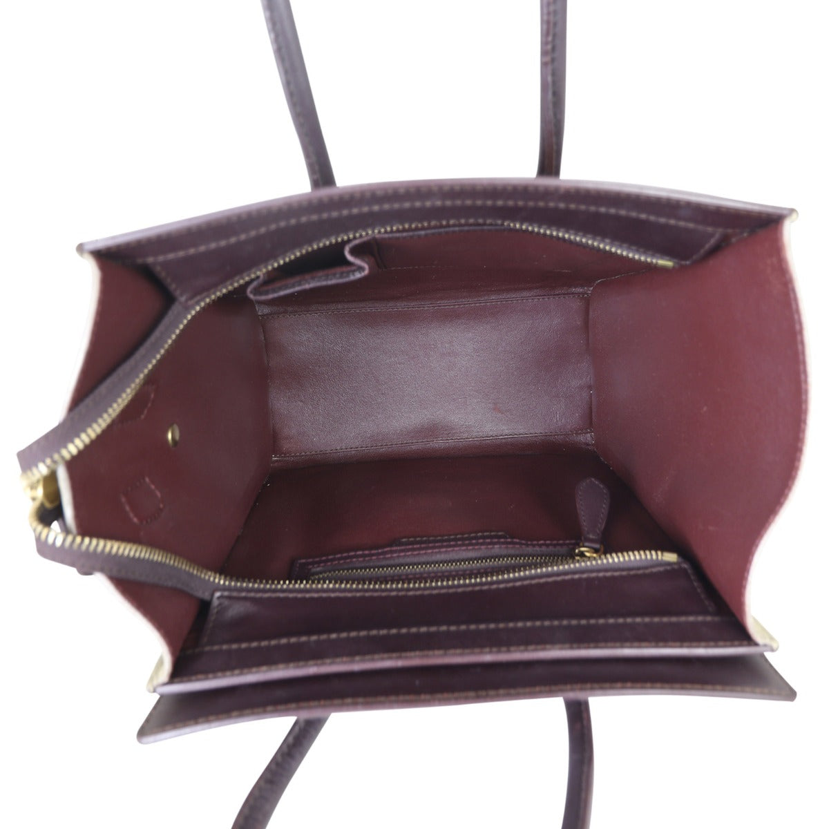 Celine Micro Luggage Tote Interior