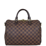 Louis Vuitton Speedy 30 Bandouliere Damier Ebene (hot stamping) Front