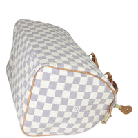 Louis Vuitton Speedy 30 Damier Azur Corner Distance