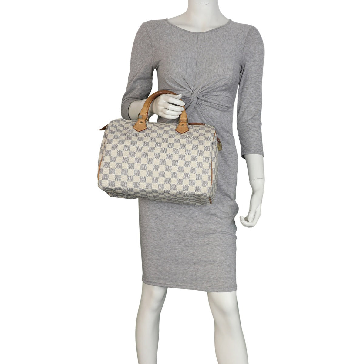 Louis Vuitton Speedy 30 Damier Azur Mannequin