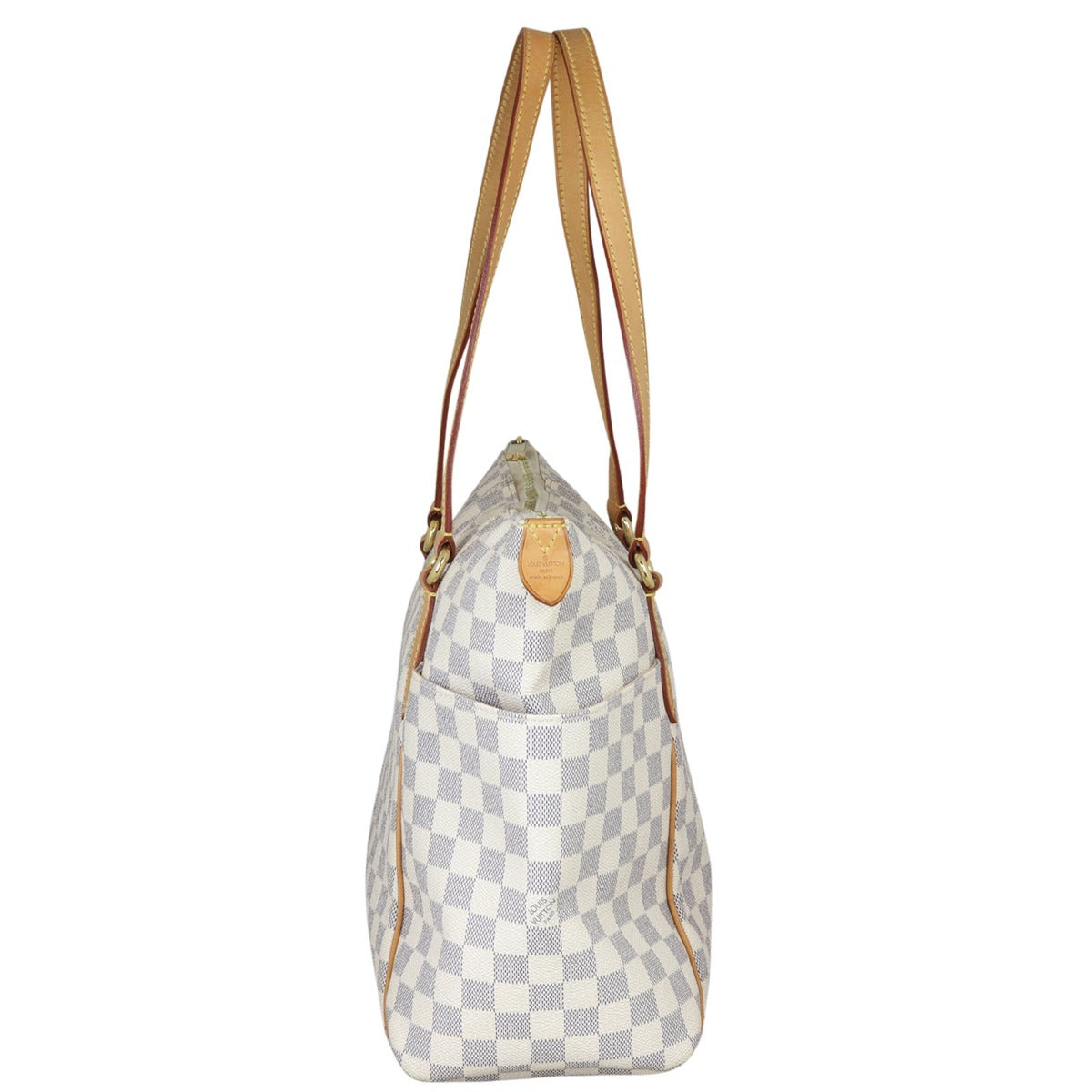 Louis Vuitton Totally MM Damier Azur Side