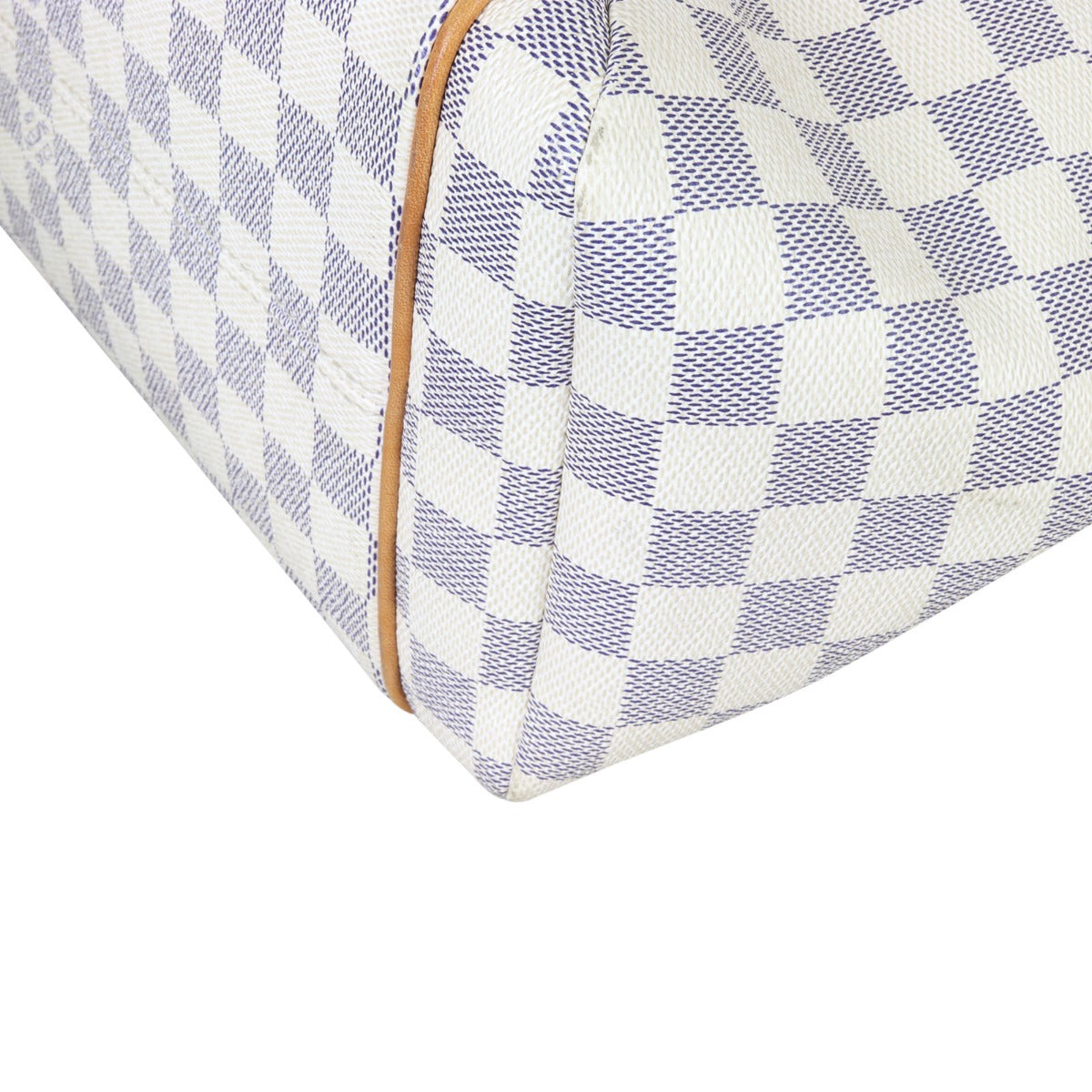 Louis Vuitton Totally MM Damier Azur Corner Closeup