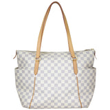 Louis Vuitton Totally MM Damier Azur Back
