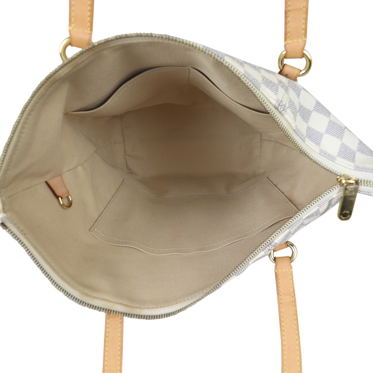 Louis Vuitton Totally MM Damier Azur Interior