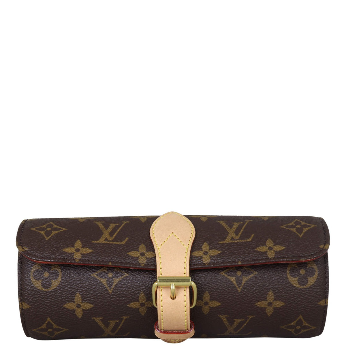 Louis Vuitton 3 Watch Case Monogram Front
