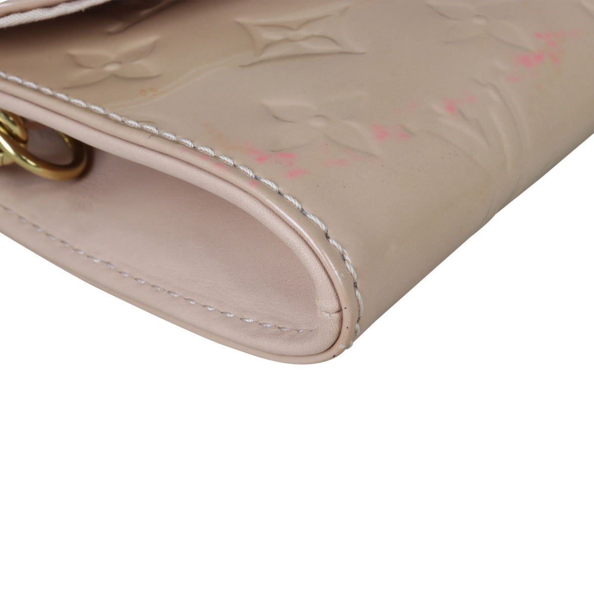 Louis Vuitton Sunset Boulevard Monogram Vernis Corner Closeup