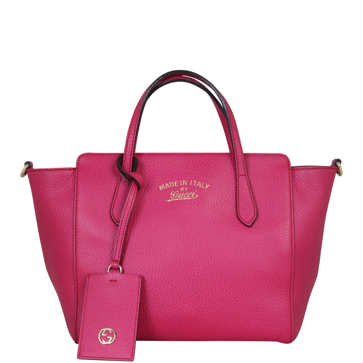 Gucci Swing Mini Leather Tote Front