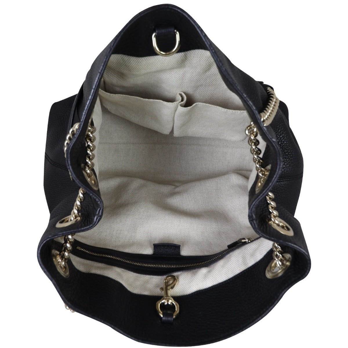 Gucci Soho Chain Shoulder Bag Medium Interior