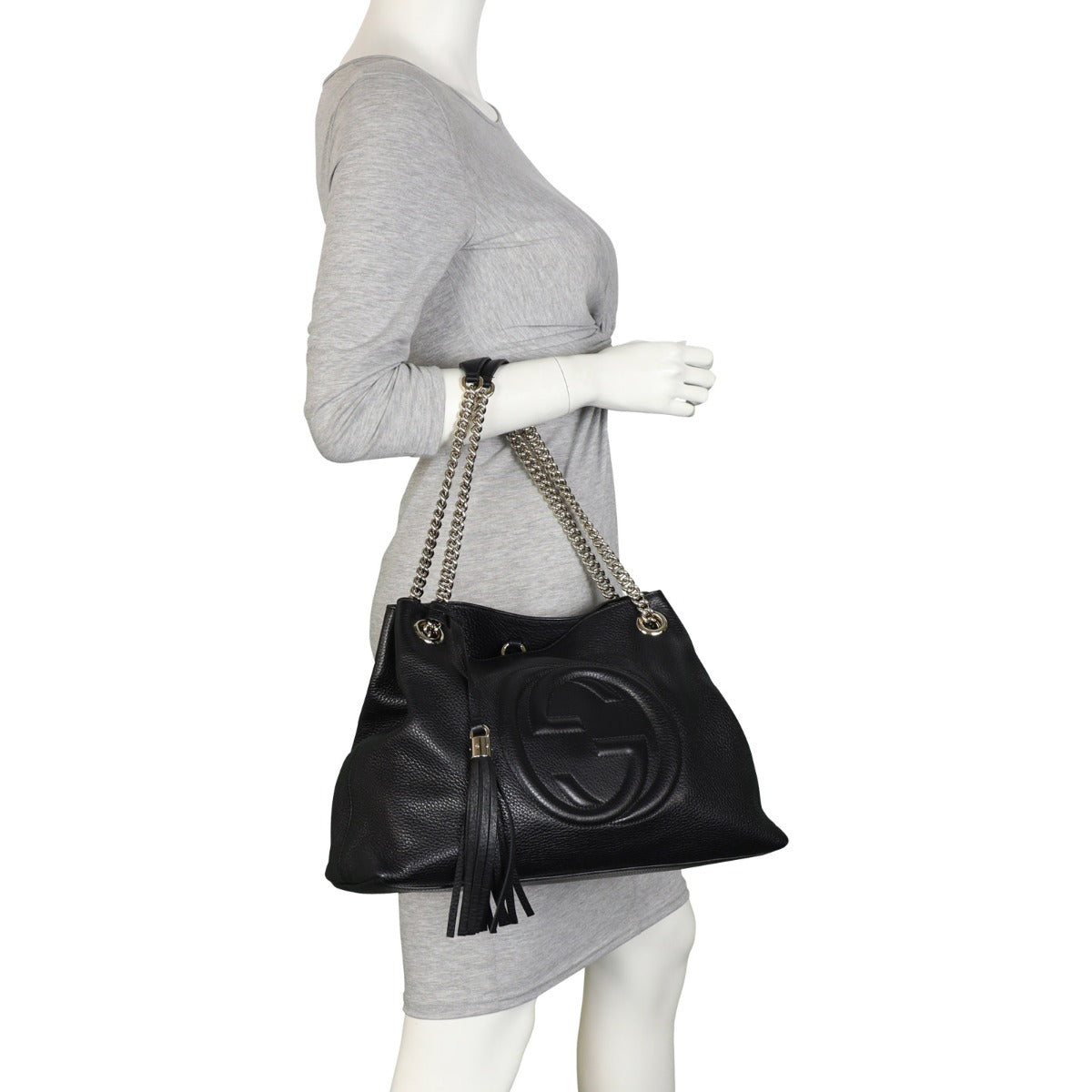 Gucci Soho Chain Shoulder Bag Medium Mannequin