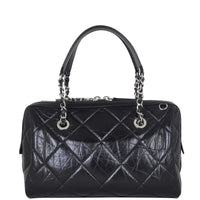 Chanel Calfskin Bowling Bag Small Back
