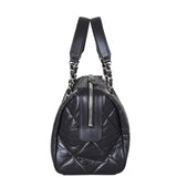 Chanel Calfskin Bowling Bag Small Side