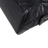 Chanel Calfskin Bowling Bag Small Corner Closeup