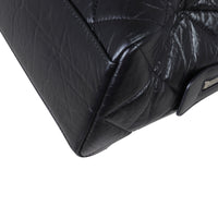 Chanel Calfskin Bowling Bag Small Corner Closeup