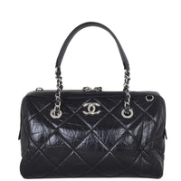 Chanel Calfskin Bowling Bag Small Front
