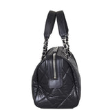 Chanel Calfskin Bowling Bag Small Side