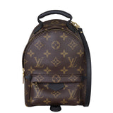 Louis Vuitton Palm Springs Mini Backpack Monogram Front with Strap