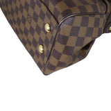 Louis Vuitton Trevi PM Damier Ebene Corner Closeup