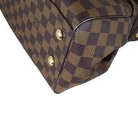 Louis Vuitton Trevi PM Damier Ebene Corner Closeup