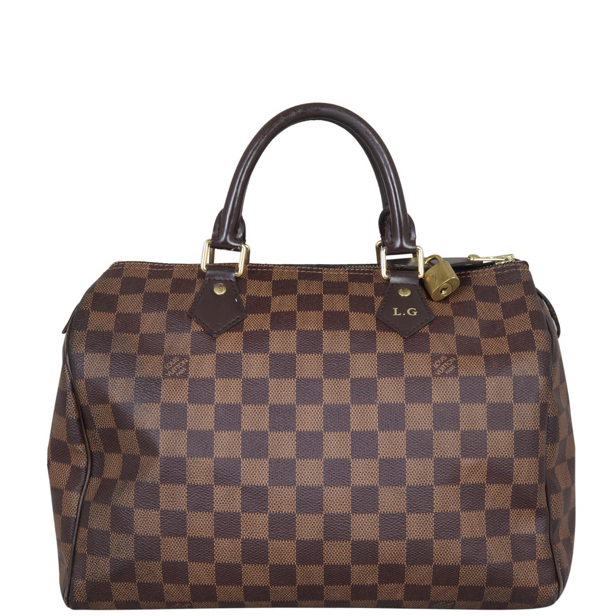 Louis Vuitton Speedy 30 Damier Ebene Front
