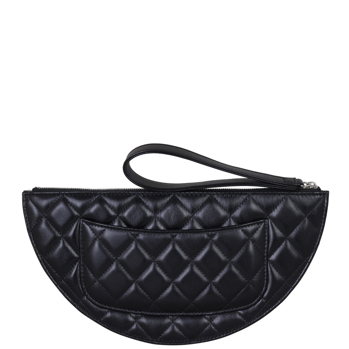 Chanel Metallic Wave Clutch Back