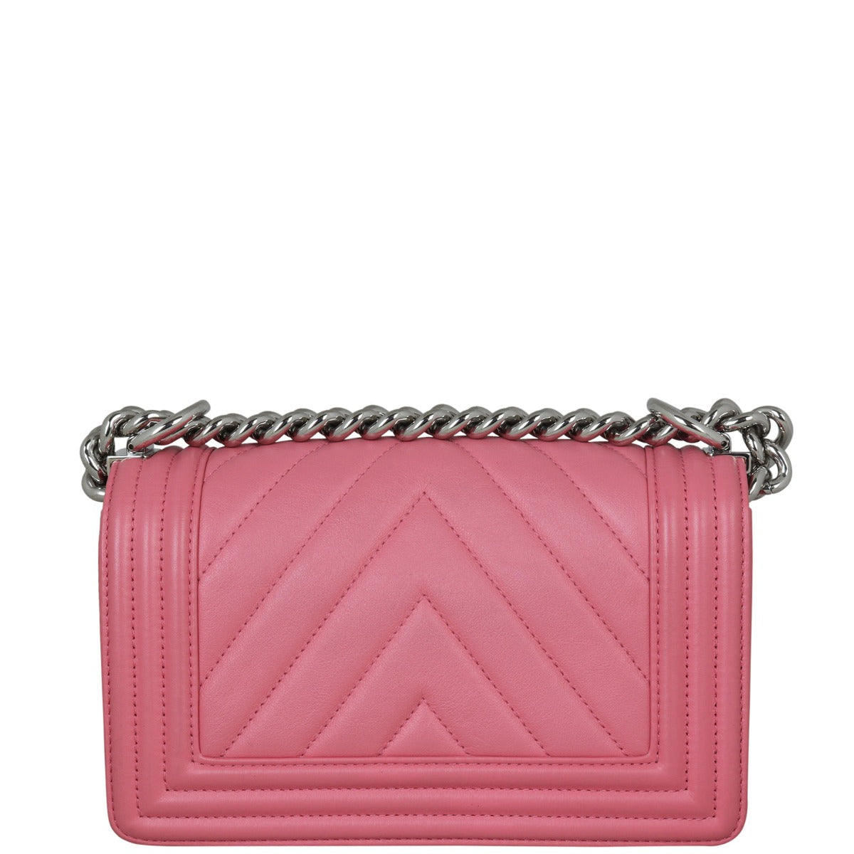 Chanel Boy Chevron Old Medium Back