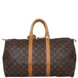 Louis Vuitton Keepall 45 Monogram Back