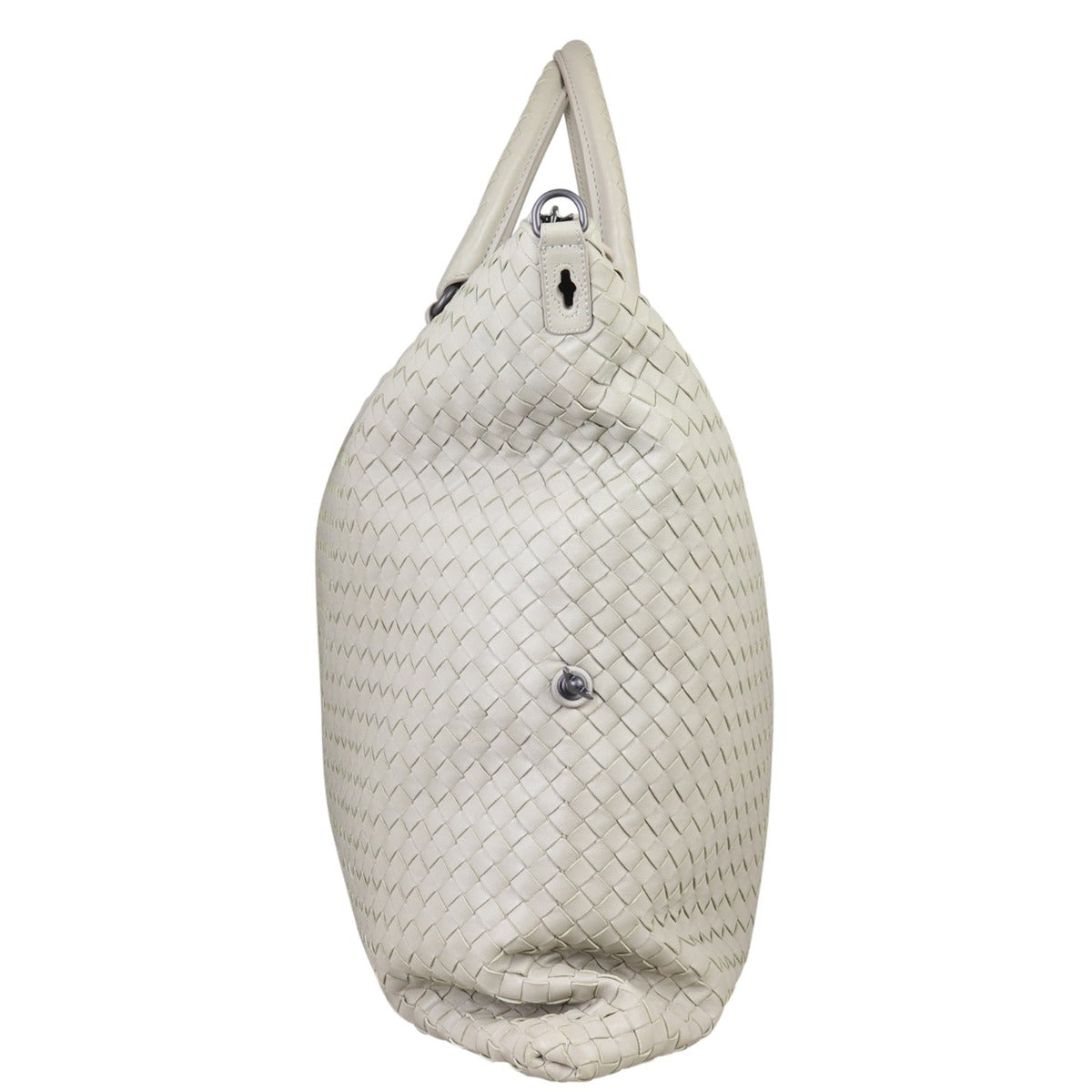 Bottega Veneta Intrecciato Nappa Convertible Tote Side