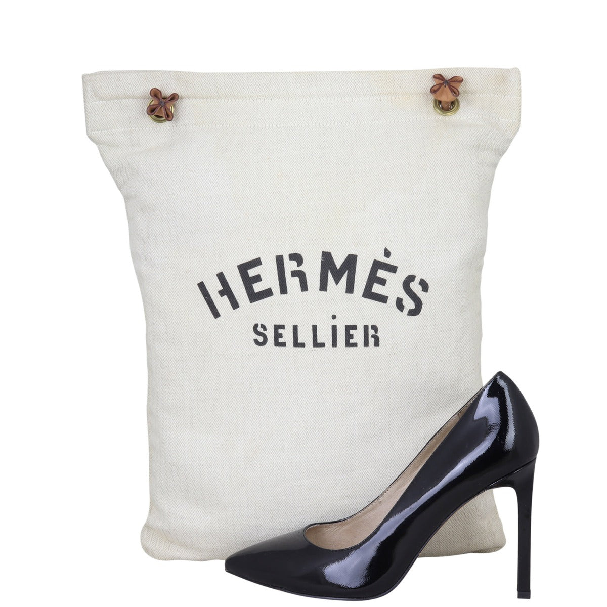 Hermes Aline Canvas Bag Shoe