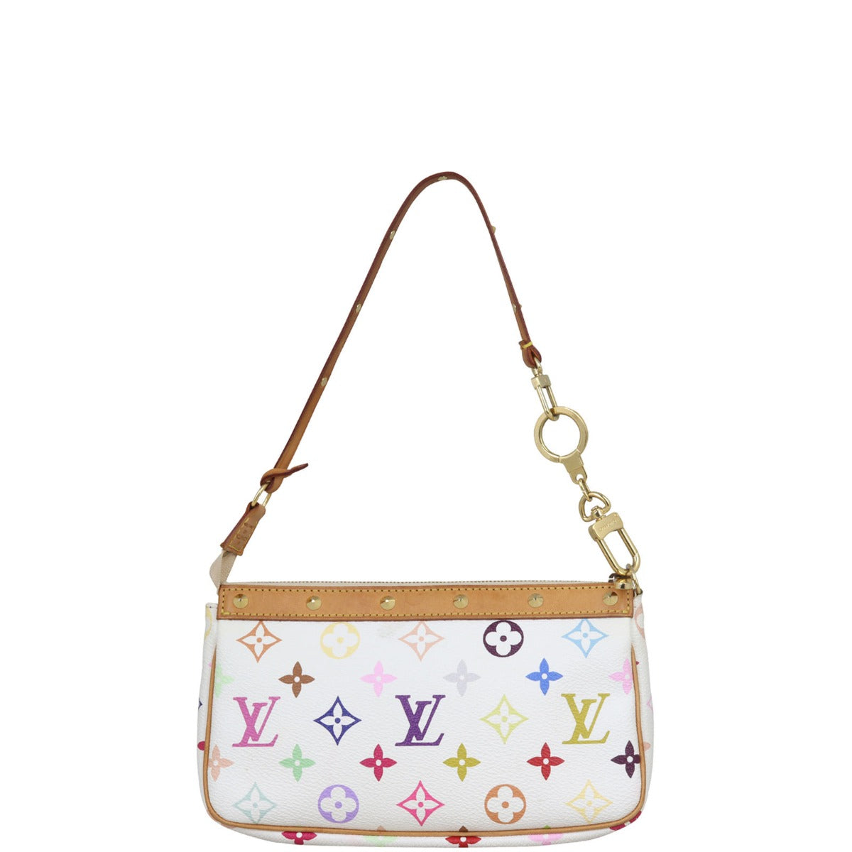 Louis Vuitton Pochette Accessories Monogram Multicolore Front