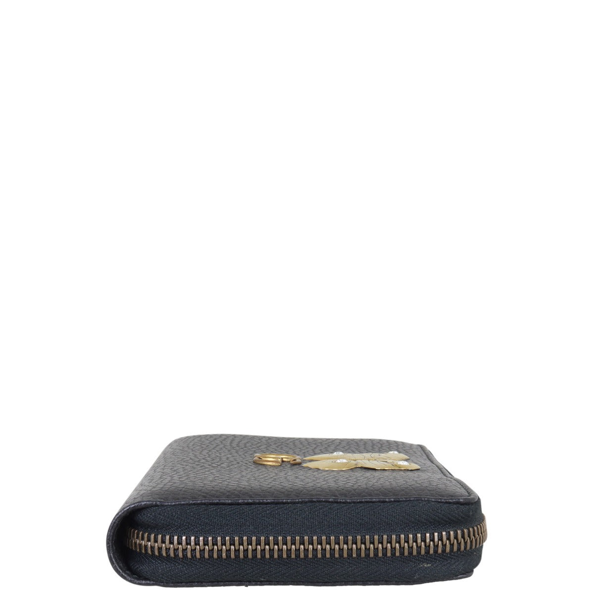 Gucci Butterfly Farfalla  Zip Around Continental Wallet Side